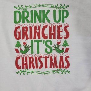 NWT Womans Drink Up Grinch Shirt XL